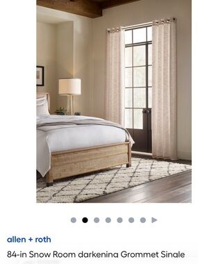 allen + roth Grommet Curtain Panel set